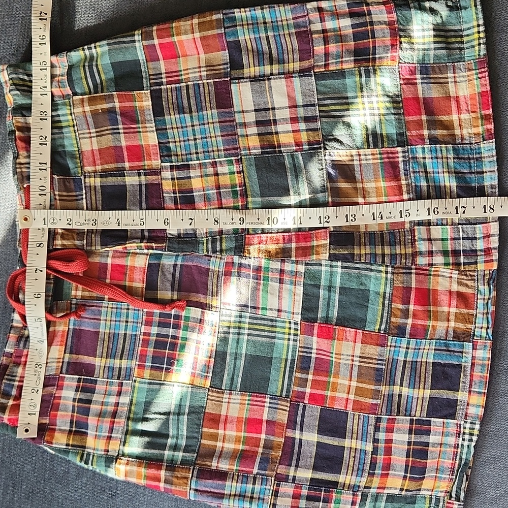 Northstyle Madras Patchwork Cotton Drawstring Sko… - image 7